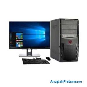 MUGEN INTATA 84HSV-WPO (Core i5-8400, 16GB, 2TB HDD + 240GB SSD, VGA 4GB, Win 10 Pro, 24 Inch Touch, Black) AIO Desktop PC