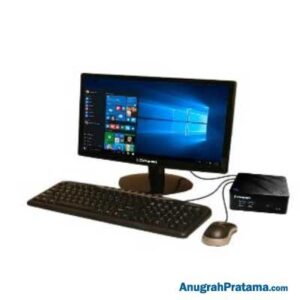 WEARNES MP-1101-3050 (Celeron N3050, 2GB, 500GB HDD, Win 10 Pro, 15.6 Inch, Black) Desktop Mini PC