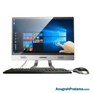WEARNES N22AC-3I01MT (Core i3-8100, 4GB, 1TB, Win 10 Pro, 21.5 Inch Touch, Silver) AIO Desktop PC