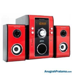 POLYTRON Multimedia Speaker PMA 9503 /-FM - Red