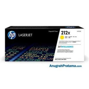 HP 212X High Yield Yellow Original LaserJet Toner Cartridge (W2122X)