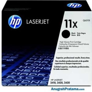 HP 11X High Yield Black Original LaserJet Toner Cartridge (Q6511X)