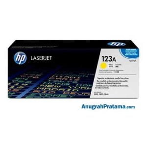HP 123A Yellow Original LaserJet Toner Cartridge (Q3972A)