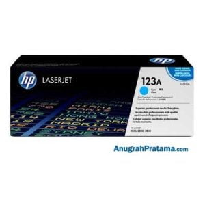 HP 123A Cyan Original LaserJet Toner Cartridge (Q3971A)