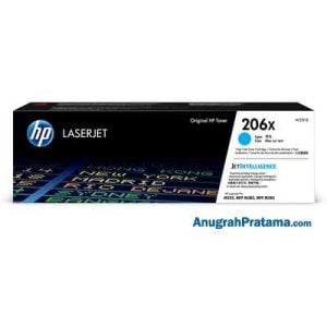 HP 206X High Yield Cyan Original LaserJet Toner Cartridge (W2111X)