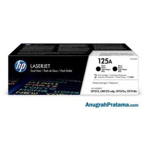 HP HP 125A Black Original LaserJet Toner Cartridge (Dual Pack) (CB540AD)