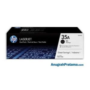 HP 35A Black Original LaserJet Toner Cartridge (Dual Pack) (CB435AD)