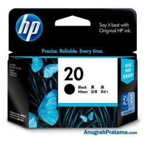 HP 20 Black Ink Cartridge (C6614DA)