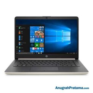 HP 14s-dk0007AU (AMD Ryzen 3-3200U, 4GB, 1TB, Win 10, 14 Inch, Gold) Notebook - 6NY36PA