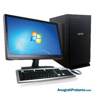 ZYREX GoServer TS110 E302 (Xeon E3-1220v5, 8GB, 1TB, DVDRW, No OS, 18.5 Inch) Tower Server