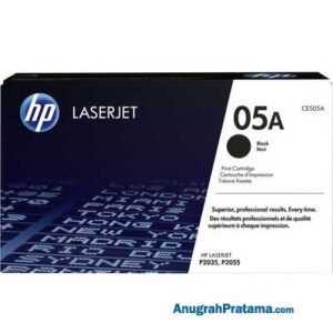 HP 05A Black Original LaserJet Toner Cartridge (CE505A)
