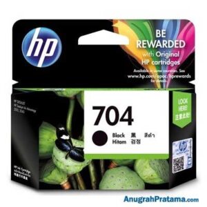 HP 704 Black Original Ink Advantage Cartridge (CN692AA)