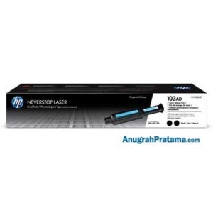 HP 103AD Dual Pack Black Original Neverstop Laser Toner Reload Kit (W1103AD)