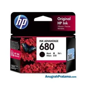HP 680 Black Original Ink Advantage Cartridge (F6V27AA)