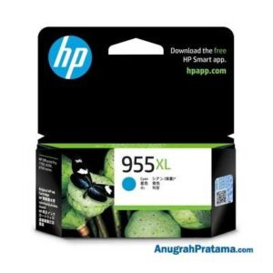 HP 955XL Cyan Original Ink Cartridge (L0S63AA)