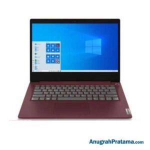 LENOVO IdeaPad Slim 3i 14IML05 (Pentium Gold 6405U, 4GB, 256GB SSD, Win 10, 14 Inch, Cherry Red) Notebook - 81WA00CUID