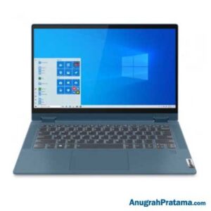 LENOVO IdeaPad Flex 5 14IIL05 (Core i7-1065G7, 16GB, 1TB SSD, Win 10, VGA 2GB, 14 Inch Touch, Light Teal) Notebook - 81X10069ID