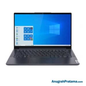 LENOVO Yoga Slim 7 (Core i7-1065G7, 16GB, 1TB, VGA 2GB, Win 10, 14 Inch, Slate Grey) Notebook - 82A10035ID