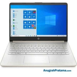 HP 14s-fq0014AU (AMD Ryzen 7-4700U, 2x 4GB, 512GB SSD, Win 10, 14 Inch, Gold) Notebook - 1X9N1PA
