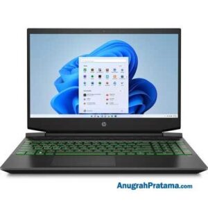 HP Pavilion 15-ec0107AX (Ryzen 5-3550H, 8GB, 512GB, VGA 4GB, Win 10, 15.6 Inch, Green) Notebook - 23M20PA