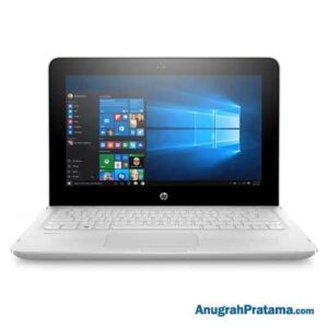 HP Pavilion x360 11-ab129TU (Celeron-N4000, 4GB, 500GB SSD, Win 10, 11.6 Inch Touch, White) Notebook - 7CZ07PA