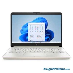 HP 14s-dk0158AU (AMD Ryzen 5-3500U, Radeon Vega 8, 8GB, 512GB SSD, Win 10, 14 Inch, Gold) Notebook - 2Z316PA