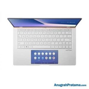 ASUS ZenBook 14 UX434FLC-A702T (Core i7-10510U, 16GB, 1TB SSD, VGA 2GB, Win 10, 14 Inch, Icicle Silver) Notebook