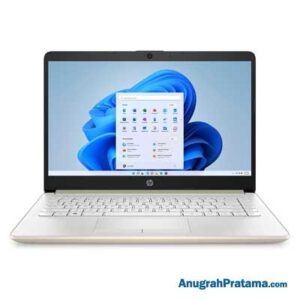 HP 14s-dk1510AU (Athlon Silver 3050U, 4GB, 512GB SSD, AMD Radeon Graphics, Win 10, 14 Inch, Gold) Notebook - 48L39PA