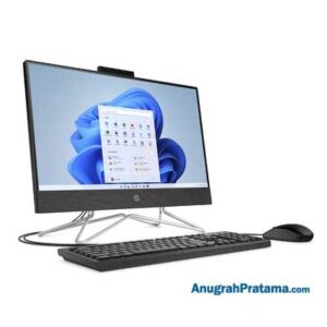 HP 22-dd2009d (Celeron J4025, 4GB DDR4, 256GB SSD, Win 11, 21.5 Inch, Black) AIO PC - 6L2F2PA