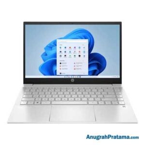 HP Pavilion 14-dv2000TX (Core i7-1255U, 16GB, 512GB SSD, MX 550 2GB, Win 11, 14 Inch, Silver) Laptop Gaming - 68J07PA