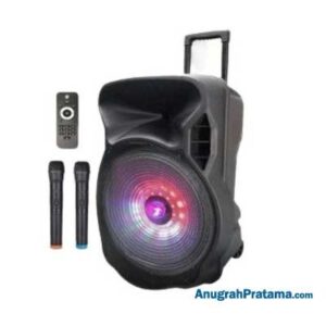 ADVANCE K1812B Speaker Bluetooth Portable - Black