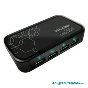 PROLINK PUH302 USB 3.0 Super Speed 4-Port 5Gbps - Black