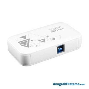 PROLINK PUH303 USB 3.0 Superspeed 4-Port Hub 5Gbps with Smart Charging 20W (5V/4AH) max - White
