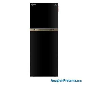 POLYTRON New Belleza Big Liter Inverter 2 pintu PRM 491X - Black