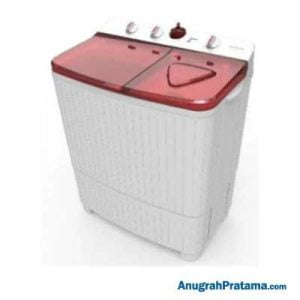 POLYTRON Primadona Samba 2 tabung 8 Kg PWM 801R - Red