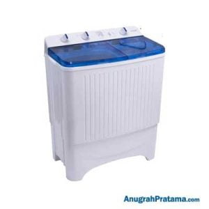 POLYTRON Primadona Samba 2 tabung 8 Kg PWM 801B - Blue