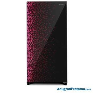SHARP Kulkas SJ-X165MG-GR Red
