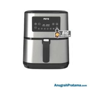 MITO  Grande Air Fryer DigiFry AF10 Touch Screen 6L -Silver Black