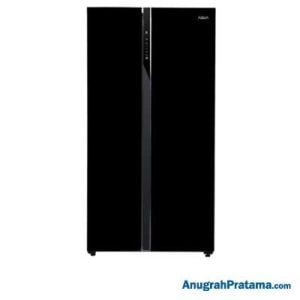 AQUA Kulkas Multidoor Inverter Side by Side 602 Liter AQR-675IG