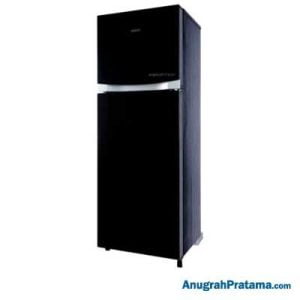 AQUA Kulkas 2 Pintu Inverter Glass Door 223 Liter AQR-D275R