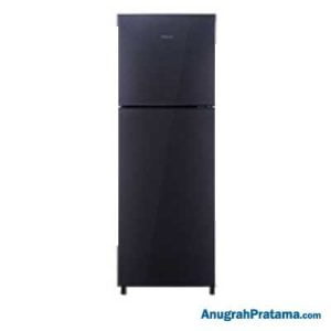 AQUA Kulkas 2 Pintu 203 Liter AQR-D261 - Black