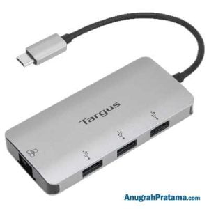 TARGUS ACA959 USB-C Ethernet Adapter with 3x USB-A Ports