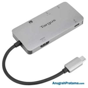 TARGUS ACA953 USB-C Multi-Port Single Video Adapter and Card Reader with 100W PD Pass-Thru