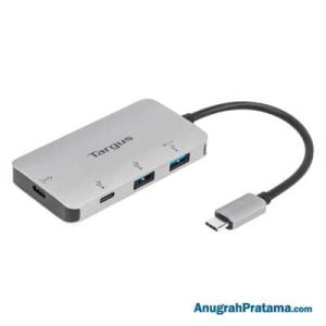 TARGUS ACH228 USB-C Multi-Port Hub with 2x USB-A and 2x USB-C Ports with 100W PD Pass-Thru