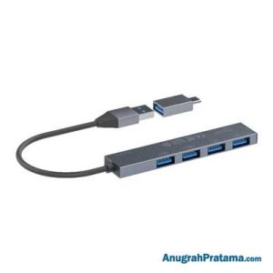 VERBATIM 4-in-1 USB 3.1 Hub with Type C Adaptor [66627]