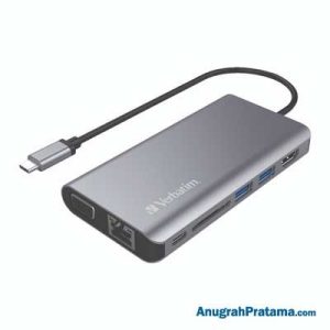 VERBATIM 8-in-1 Type C Hub [66148]