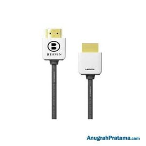 BERVIN BHCM-301GR HDMI 4K UHD Highspeed untuk Multimedia & Gaming Mini Cable (3m)