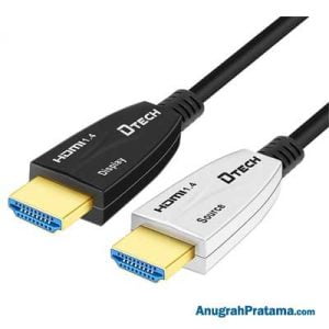 DTECH DT-HF557 Male To Male HDMI Fiber Cable Ver 1.4 (20 M)