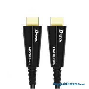 DTECH DT-HF605 Male To Male HDMI 2.0 AOC Fiber Cable YUV444 (10 M)