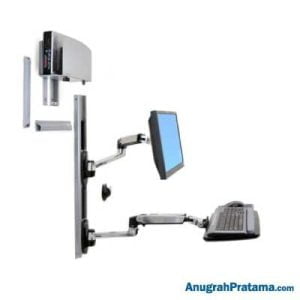 ERGOTRON LX Wall Mount System [45-247-026] - Polished aluminium